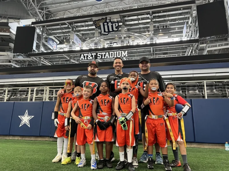 Youth Football Team Wins Flag Football X Championship at Dallas Cowboys Stadium