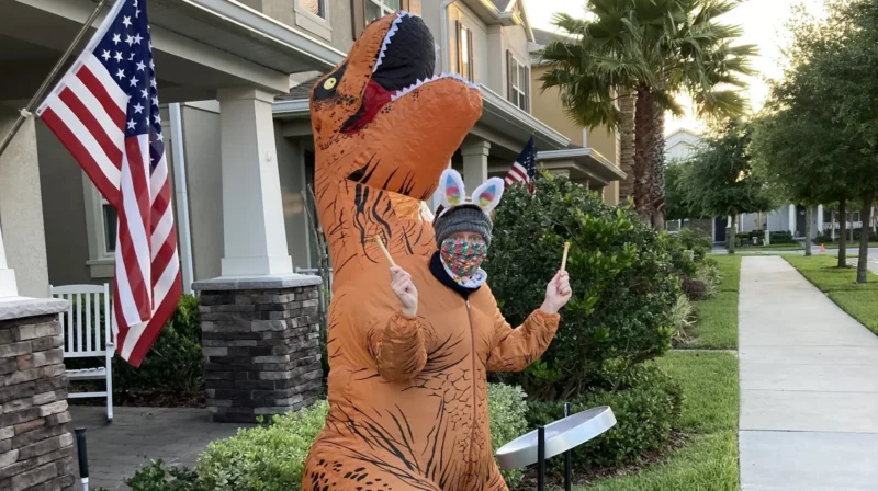 Meet Horizon West’s Famous Steel Drum-Playing T-Rex