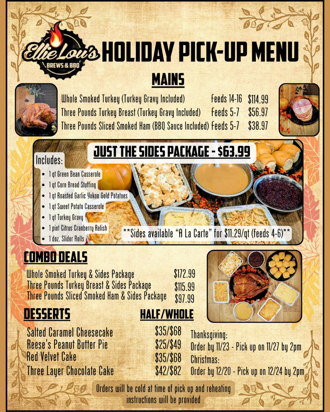 Horizon West holiday catering