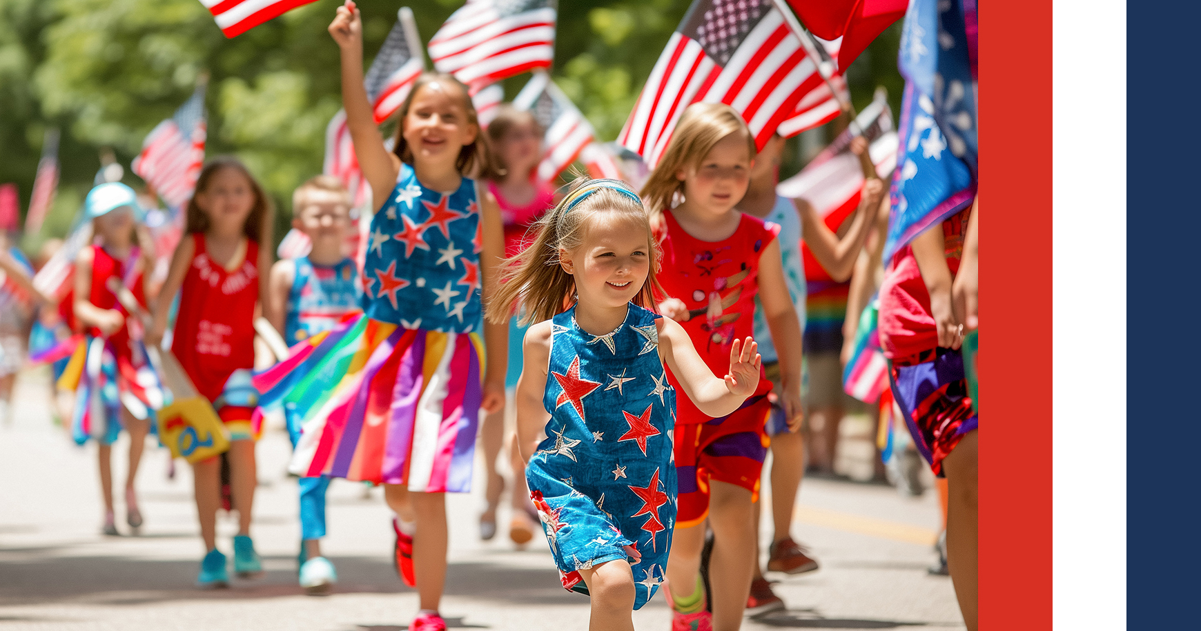 Hamlin Flag Parade